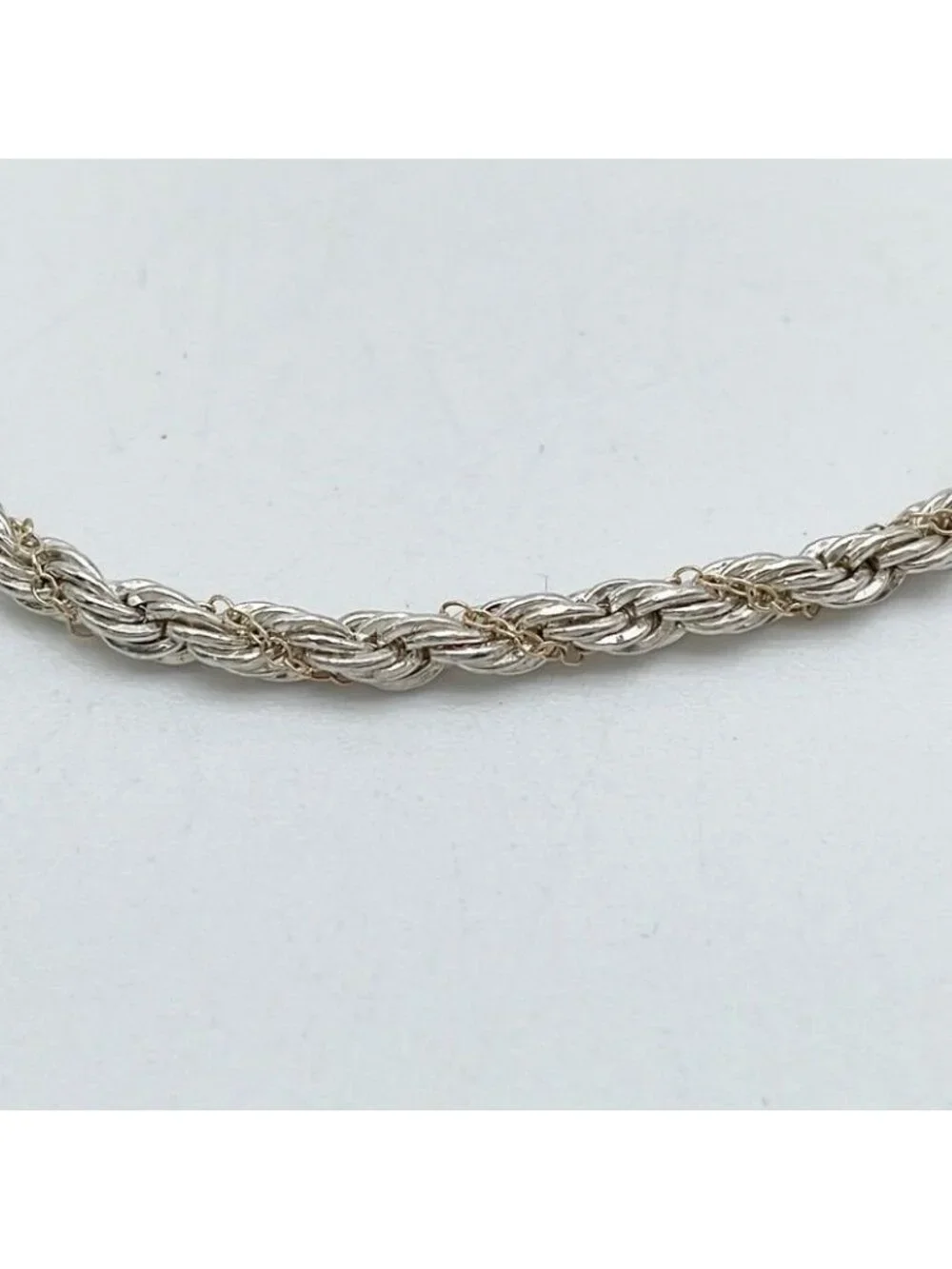 Tiffany & Co Bracelet Silver Gold Twist Chain Combination - Picture 2 of 4